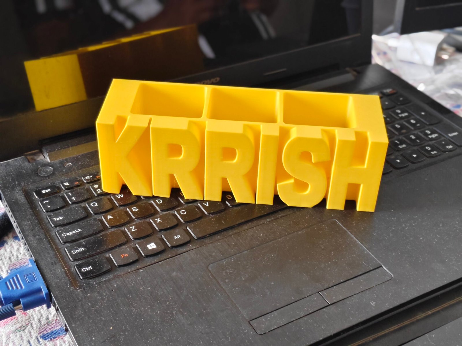 Custom Name Desk Organizer - Image 2