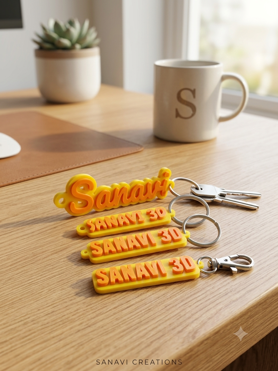 Customized Name Keychains