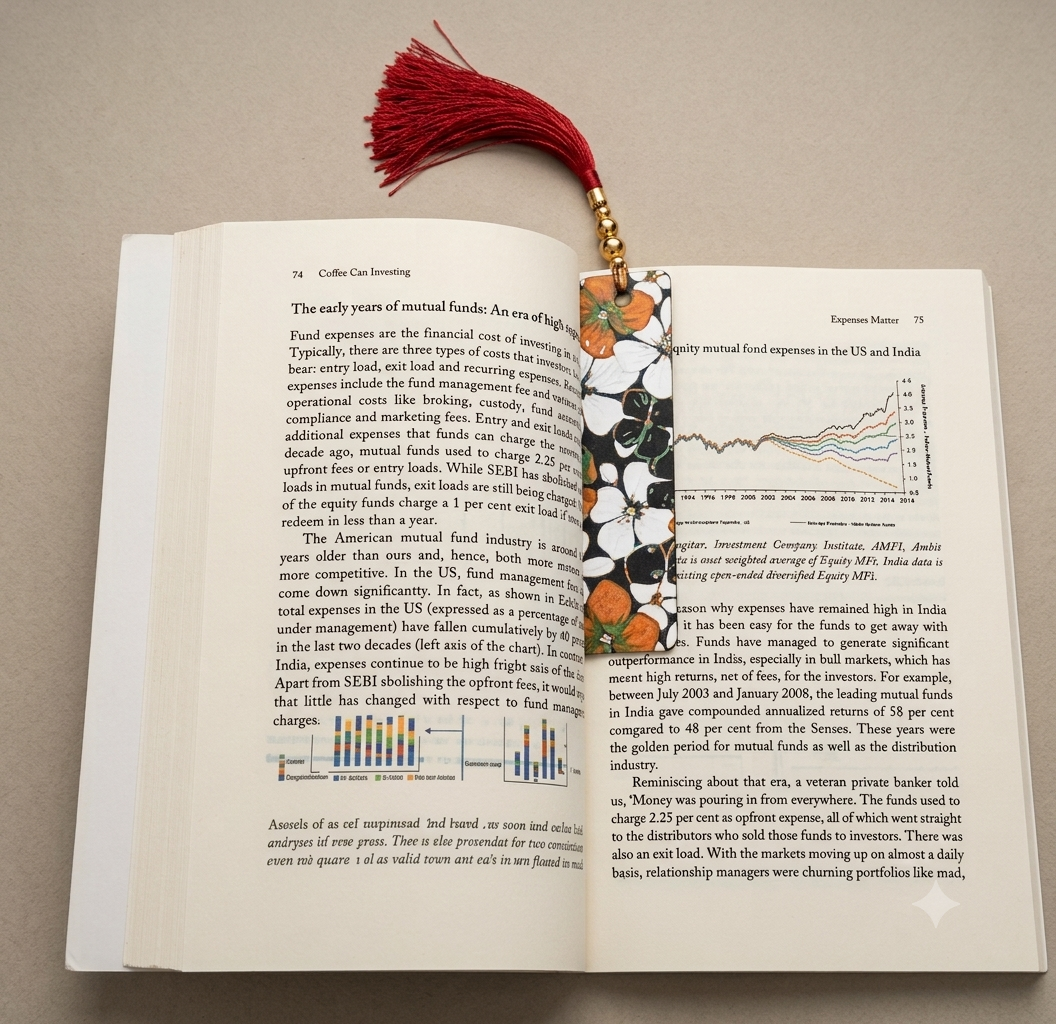 Bookmark - flowers Hueforge